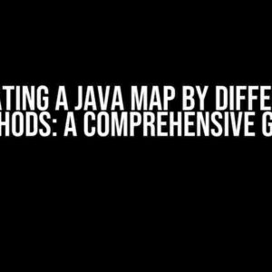 Updating a Java Map by Different Methods: A Comprehensive Guide